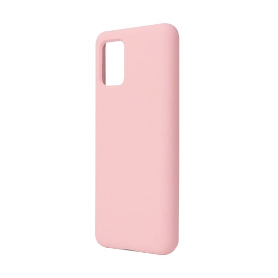 Capa de Silicone para Samsung Galaxy A91 Rosa